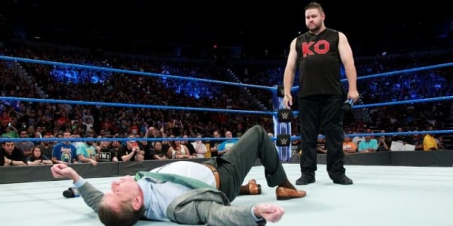Kevin Owens Teases Vince McMahon A Year After Their Memorable SMACKDOWN LIVE Exchange
