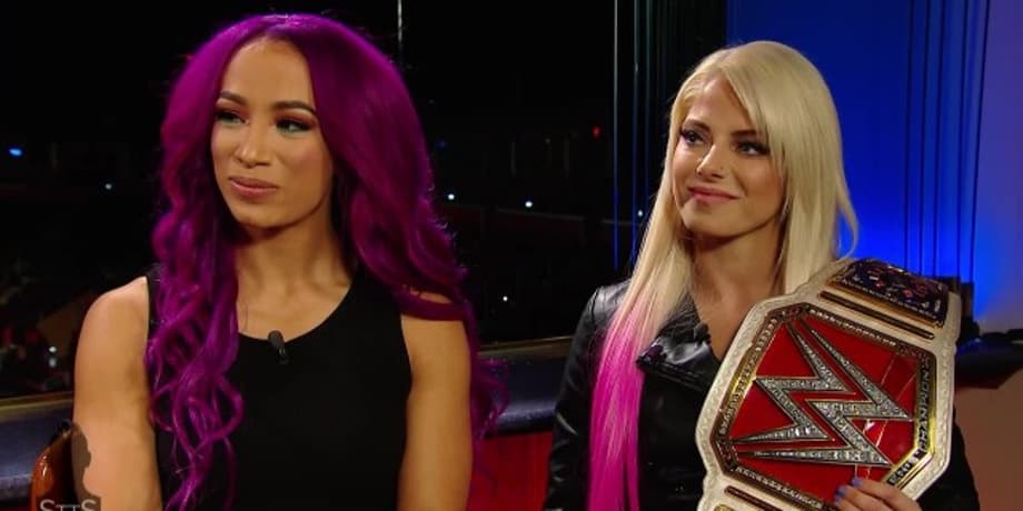 Sasha Banks Seemingly Confirms That She Has Real-Life Heat With Alexa Bliss Backstage