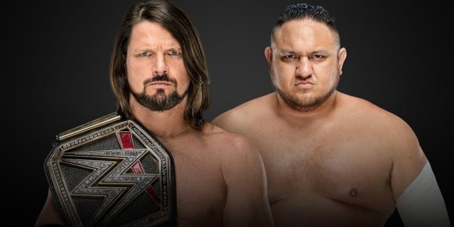 It's Official: AJ Styles Will Defend The WWE Championship Against Samoa Joe In A HELL IN A CELL Match