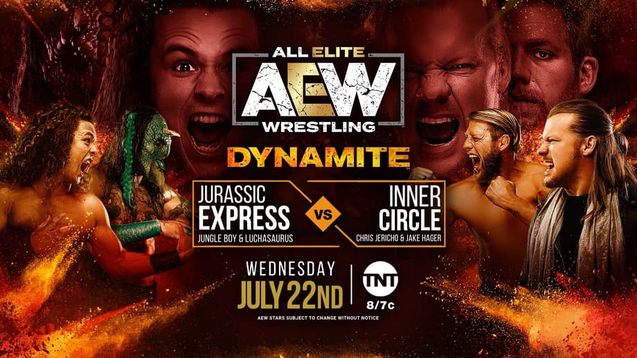 AEW Dynamite Results For July 22, 2020: Inner Circle VS Jurassic Express, TNT Title Match And More