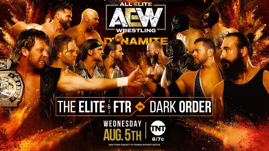 AEW DYNAMITE Results For August 5, 2020: 12-Man Tag Team Match, Jon Moxley VS Darby Allin And More