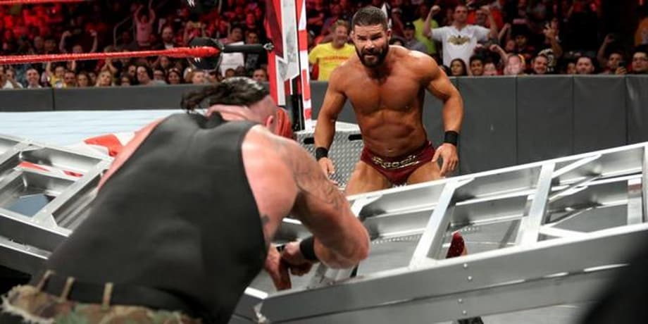Watch Braun Strowman Punch A Ladder In Half During Last Night's Episode Of RAW