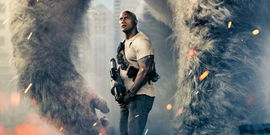 Dwayne &quot;The Rock&quot; Johnson Delivers Another Hit As RAMPAGE Tops The Worldwide Box Office