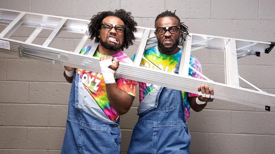Xavier Woods & Kofi Kingston as Spike & D-Von Dudley