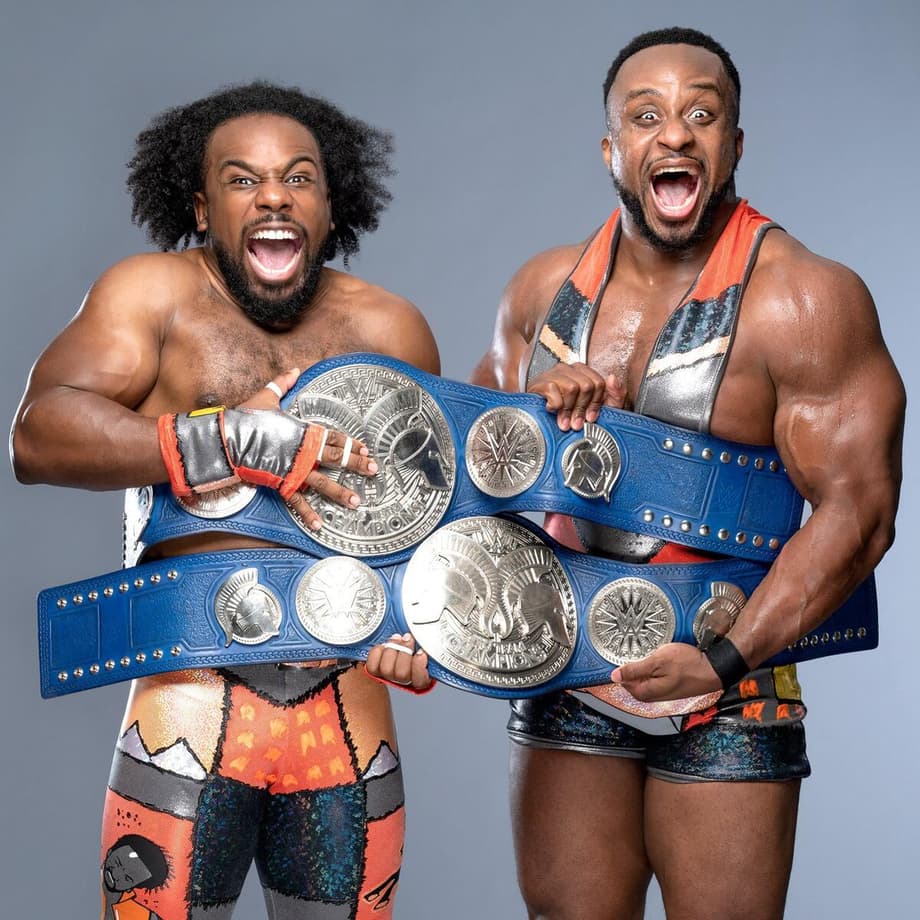 SmackDown Tag Team Champions The New Day (Xavier Woods & Big E)