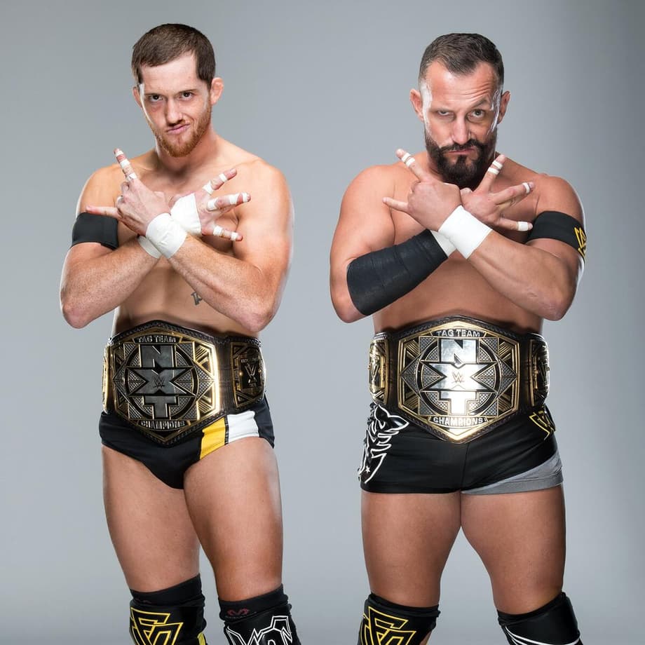 NXT Tag Team Champion Undisputed ERA (Kyle O'Reilly & Bobby Fish)