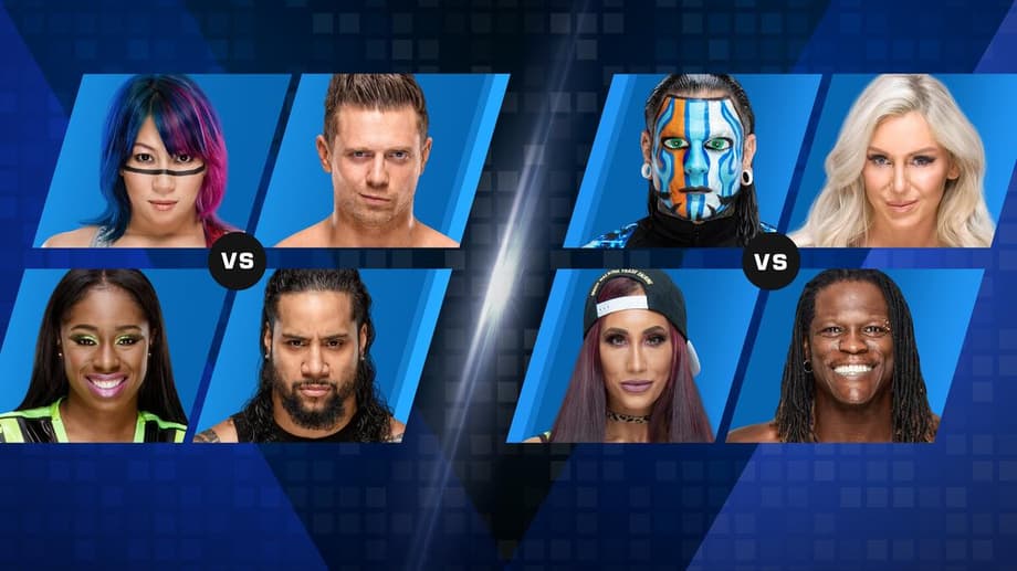 WWE MIXED MATCH CHALLENGE Quarterfinals Results: Team Awe-ska Vs Day One Glow, Extreme Flair Vs Fabulous Truth