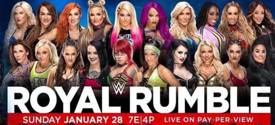 A Beast, A Monster And A Machine Loom Large On The Official Poster For WWE ROYAL RUMBLE