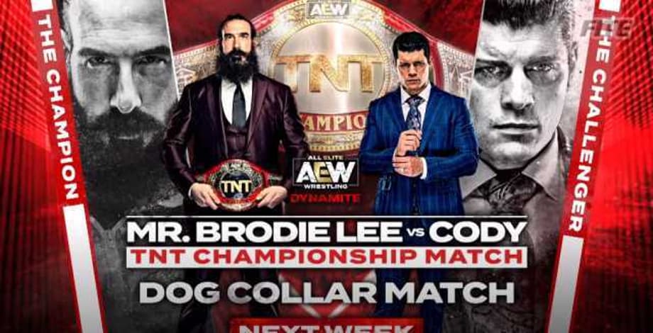 A Dog Collar Match Between Cody Rhodes And Mr. Brodie Lee Will Headline Tonight's AEW DYNAMITE