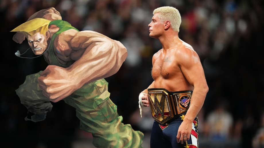 A First &quot;Look&quot; At Undisputed WWE Champion Cody Rhodes' Guile In STREET FIGHTER Has Been Revealed