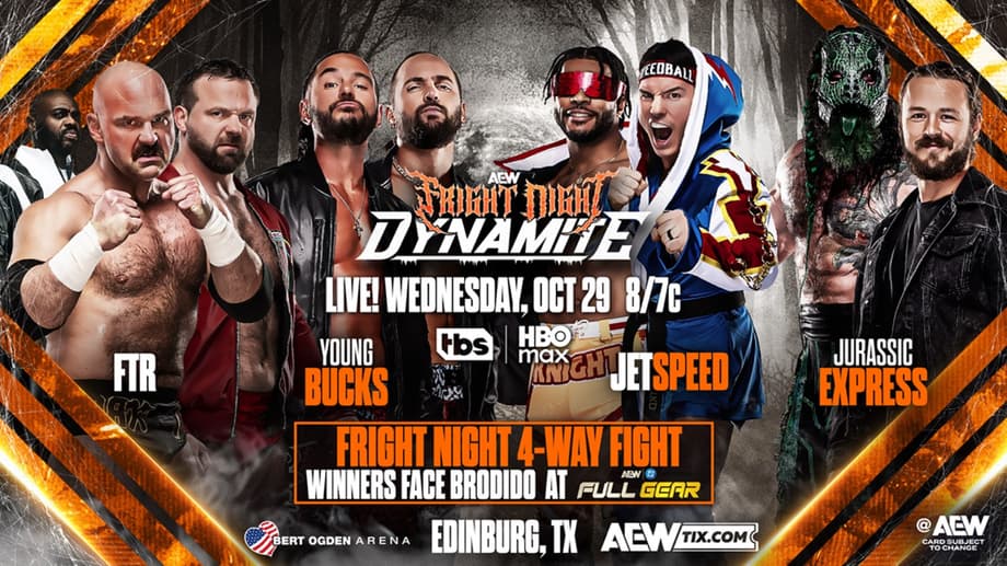 A Four-Way Tag Team Number One Contender's Match Has Been Confirmed For AEW's FRIGHT NIGHT SPECIAL