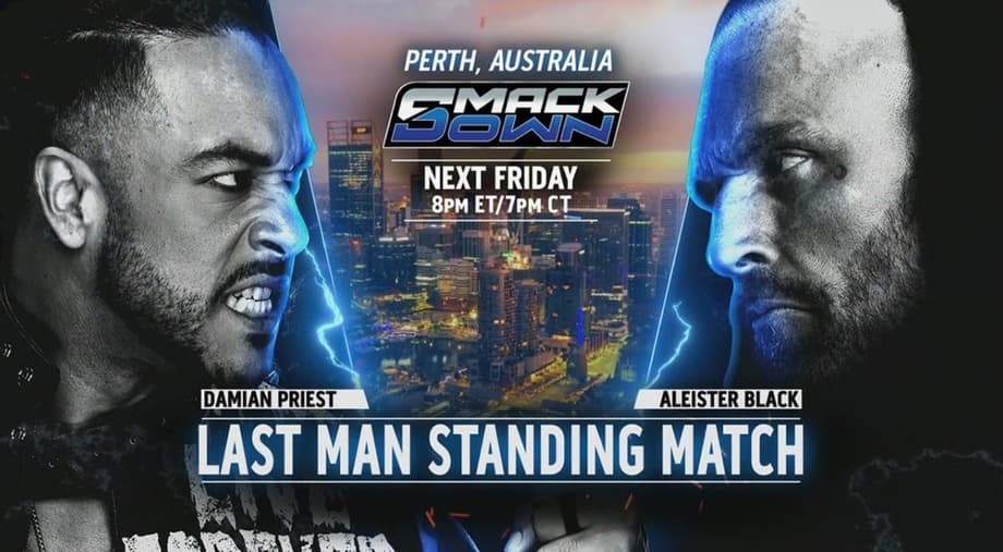 A Last Man Standing Match Between Damian Priest And Aleister Black Has Been Confirmed