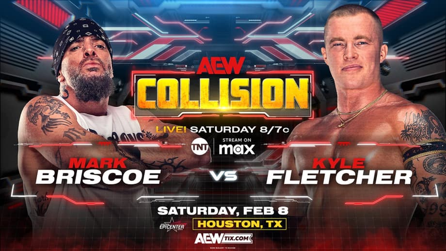 A Rematch Between Kyle Fletcher And Mark Briscoe Headlines Tonight's AEW COLLISION