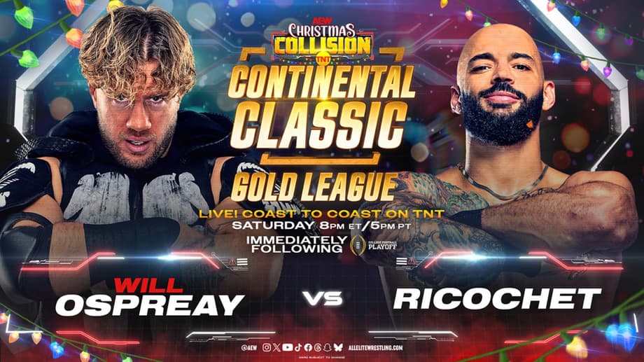 A Rematch Between Ricochet And Will Ospreay Takes Place On AEW's Collision