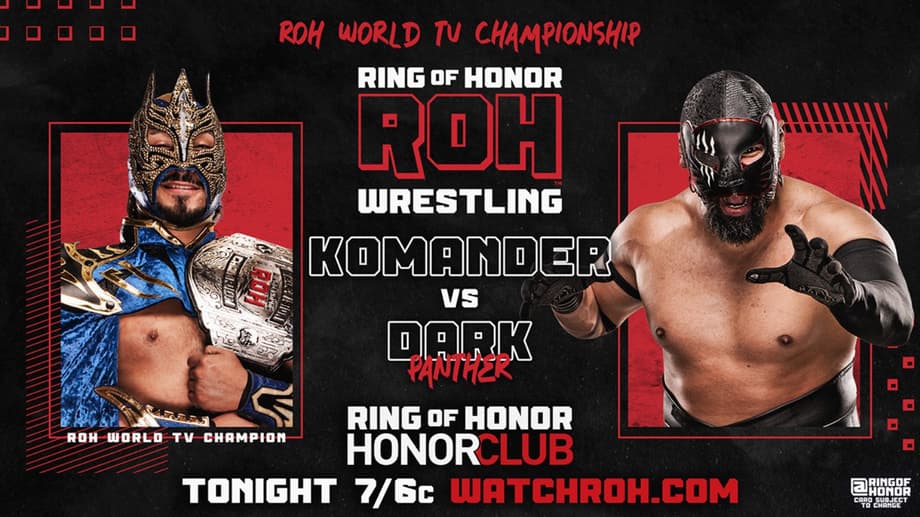 A ROH World Television Championship Match Is Featured On Tonight's Episode Of RING OF HONOR