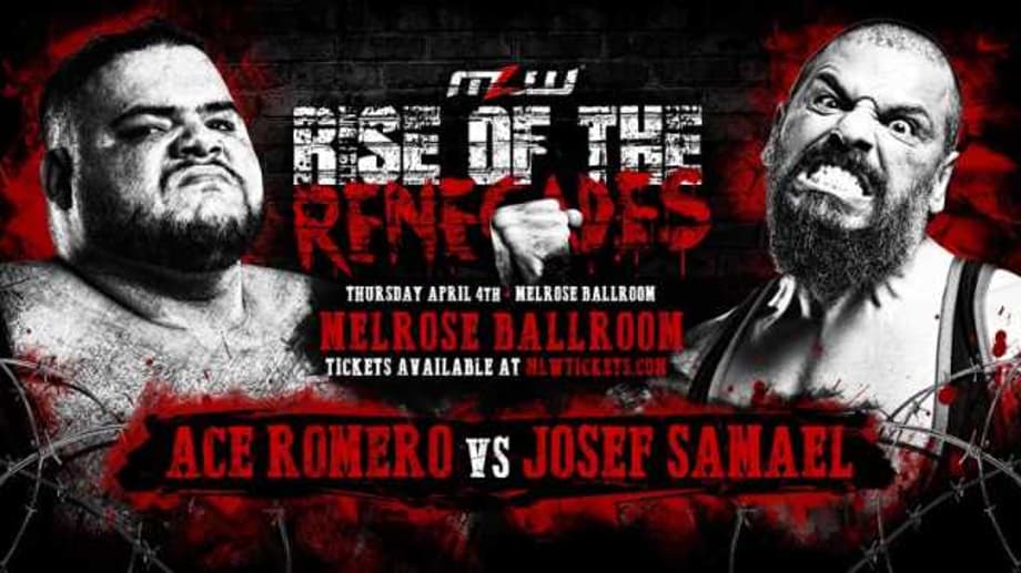 Ace Romero Will Get His Chance At Revenge When He Fights Josef Samael At RISE OF THE RENEGADES