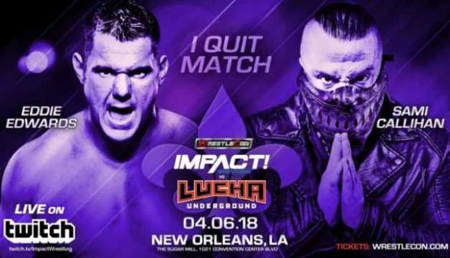 Advertised Matches For The Upcoming Cross Promotion Show Between LUCHA UNDERGROUND And IMPACT WRESTLING