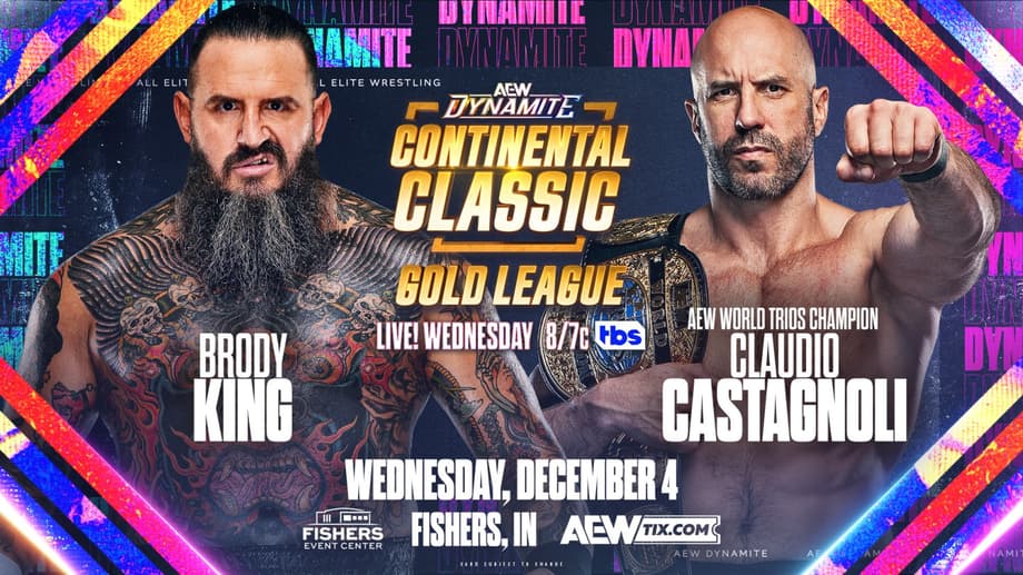 AEW Announces Two Continental Classic Matches For This Week's Dynamite Episode