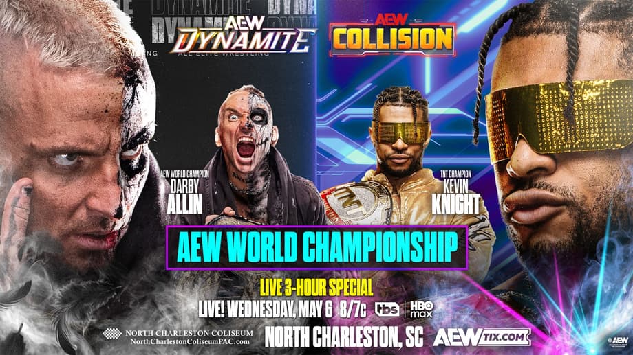 AEW DYNAMITE / COLLISION Results: May 6, 2026 - Darby Allin vs Kevin Knight & More