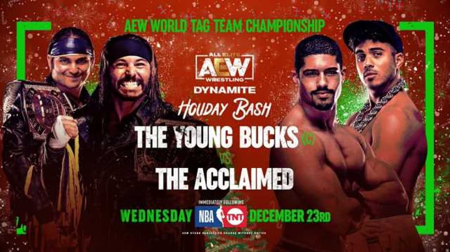 AEW DYNAMITE HOLIDAY BASH Full SPOILERS Leak For December 23, 2020 Episode From Reddit Report