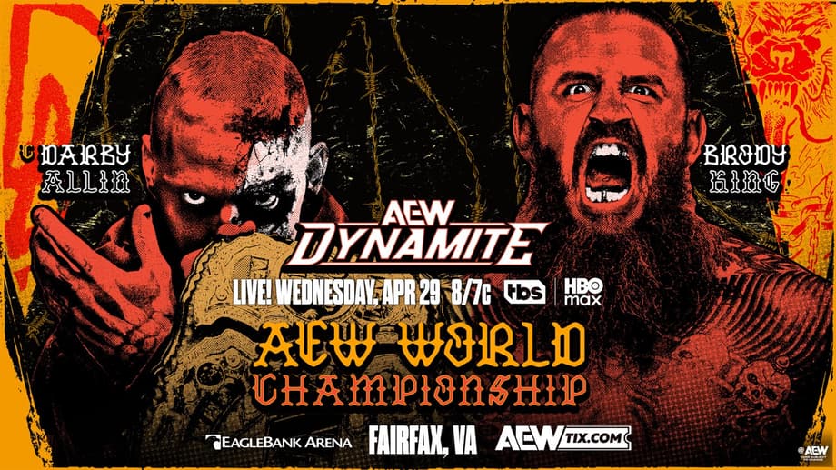 AEW DYNAMITE Results: April 29, 2026 - Darby Allin vs Brody King World Title Match & More