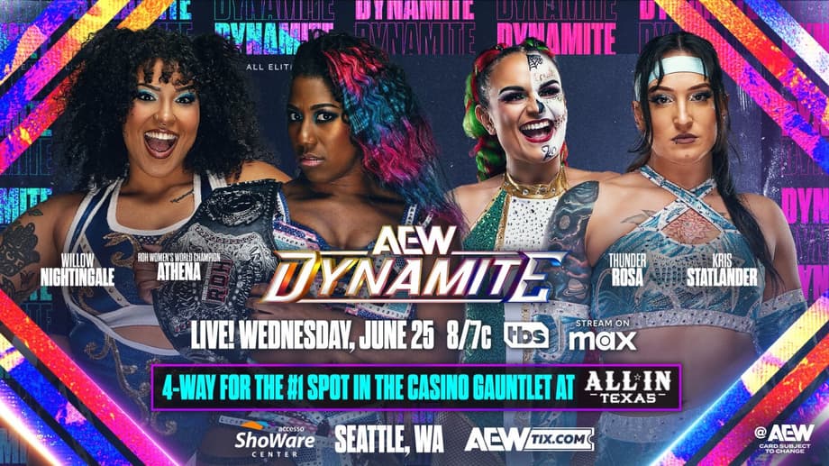 AEW Dynamite Results: June 25, 2025 - Kota Ibushi vs Trent, 4-Way Casino Gauntlet #1 Spot Matches & More