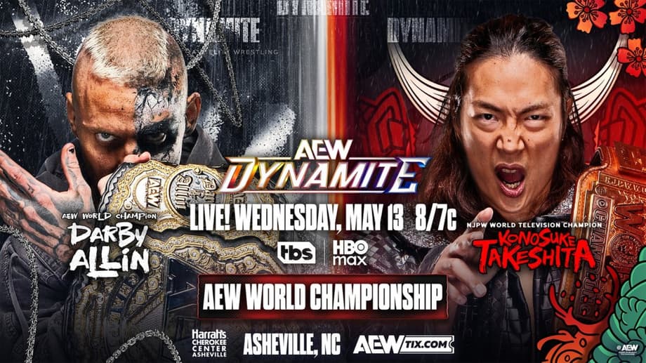 AEW DYNAMITE Results: May 13, 2026 - Darby Allin vs Konosuke Takeshita & More