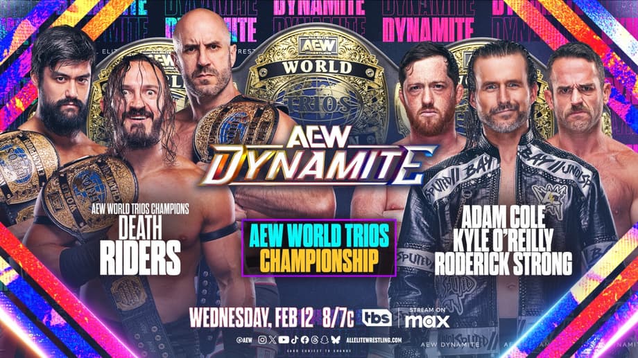 AEW Dynamite SPOILERS For February 12, 2025 - Trios Title Match, Tag Title Match & More