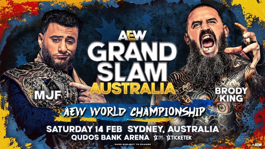 AEW GRAND SLAM AUSTRALIA Results: MJF vs. Brody King, Kyle Fletcher vs. Mark Briscoe & More