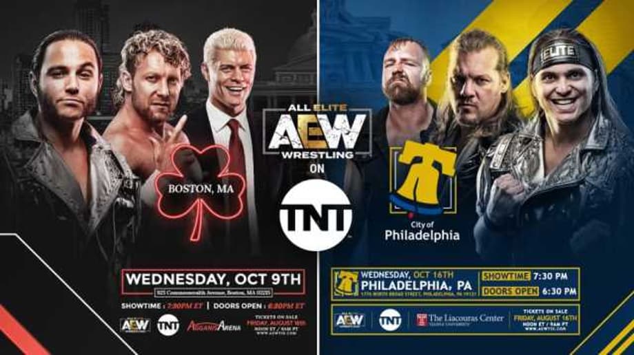 AEW Reveals The Ticket Information For The Boston and Philadelphia Shows