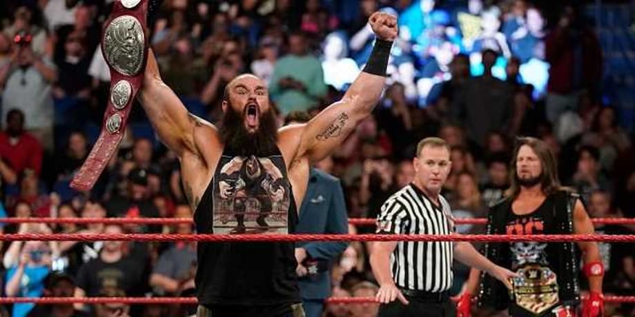 AJ Styles Managed To Retain The United States Championship In A Rematch With Braun Strowman On RAW