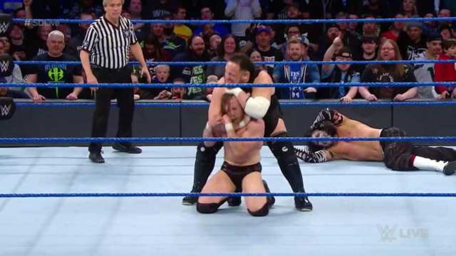 AJ Styles Stood Tall On SMACKDOWN After A Melee Involving All 6 ELIMINATION CHAMBER Participants