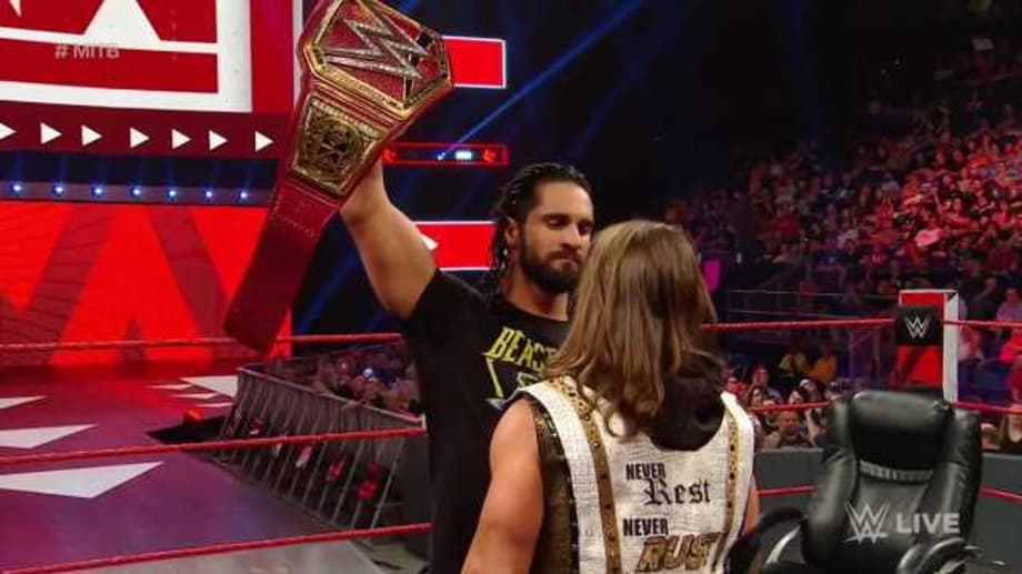 AJ Styles Stood Tall Over Seth Rollins After MITB Universal Title Match Contract Signing On RAW