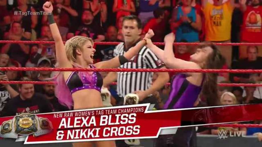 Alexa Bliss And Nikki Cross Become New Women's Tag-Team Champions On RAW