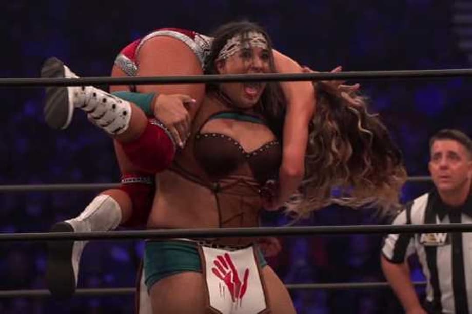 ALL ELITE WRESTLING &quot;Suspends&quot; Nyla Rose For Her Actions Against Referee Rick Knox
