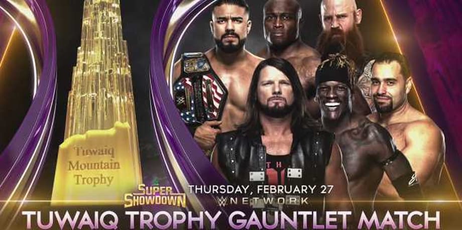 Andrade And AJ Styles Will Return To Compete In A Tuwaiq Trophy Gauntlet Match At SUPER SHOWDOWN