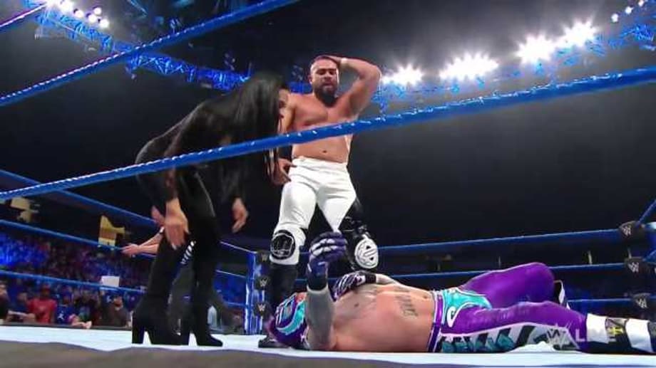 Andrade Picks Up A Huge Win Over Rey Mysterio In An Excellent Match On SMACKDOWN LIVE