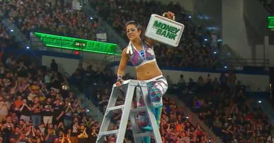 Bayley Claims The MONEY IN THE BANK Briefcase After An Awesome Women's Ladder Match