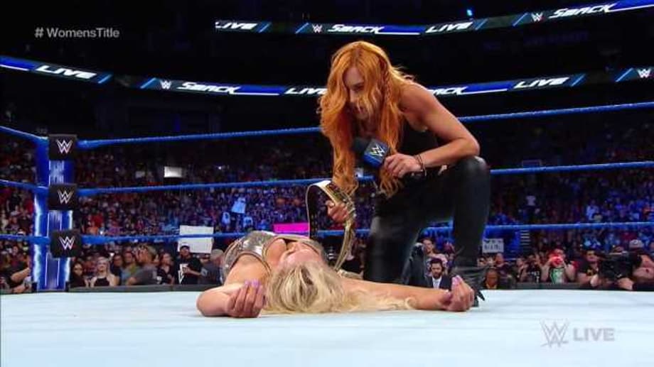 Becky Lynch Attacks Charlotte Flair From Behind, Calls Her A &quot;Bitch&quot;, Still Gets Cheered
