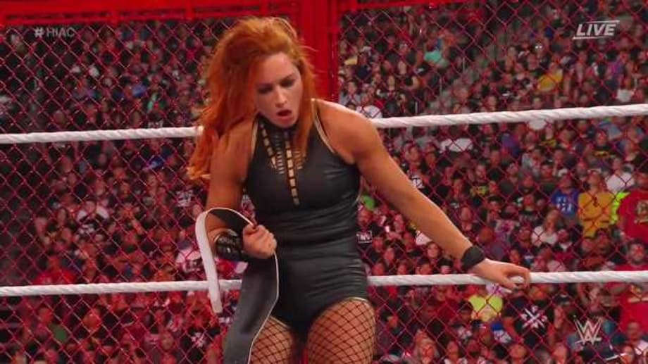 Becky Lynch Retains The RAW Women's Title Against Sasha Banks In Awesome, Innovative HELL IN A CELL Match