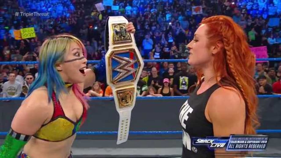 Becky Lynch Will Face Asuka For The SMACKDOWN LIVE Women's Championship At The ROYAL RUMBLE