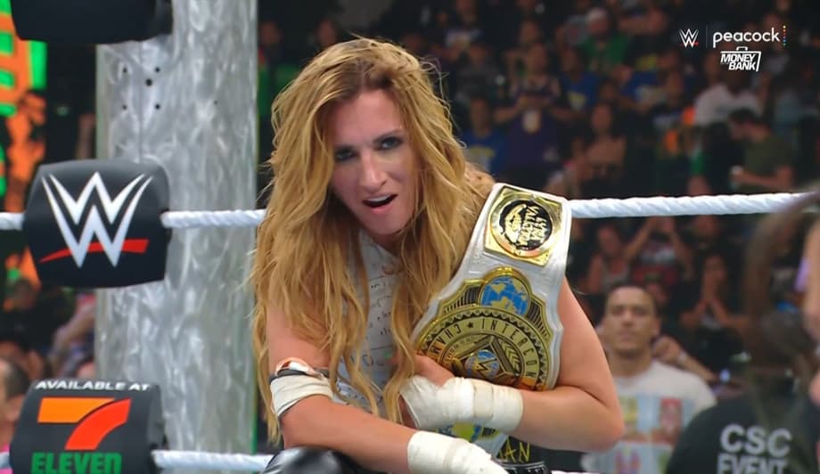 Becky Lynch Wins Women's Intercontinental Title From Lyra Valkyria At WWE Money in the Bank 2025