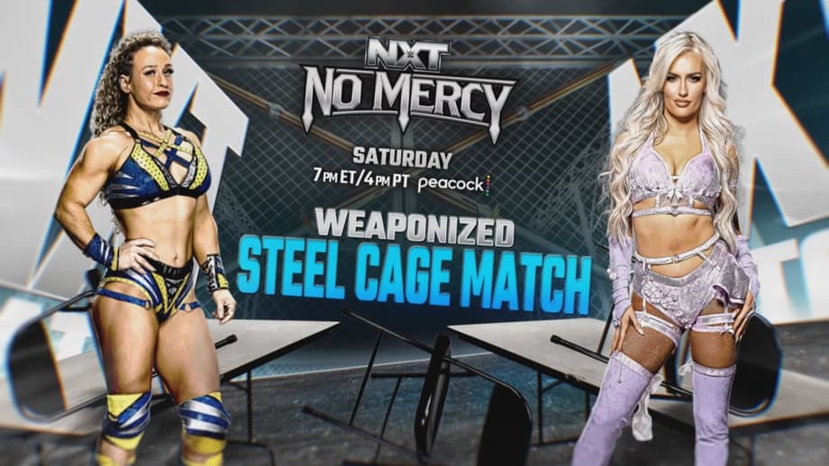 Blake Monroe vs Jordynne Grace Weaponized Steel Cage Match & More Added To WWE NXT No Mercy Card