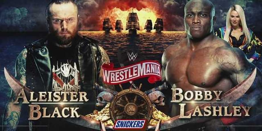 Bobby Lashley Takes A Loss To Aleister Black At WRESTLEMANIA After Some Bad Advice From Lana