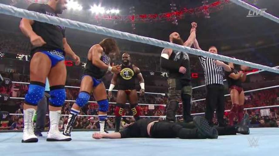 Braun Strowman Defeats Baron Corbin At TLC... With A Little Help!