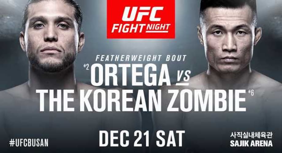 Brian Ortega Has Been Pulled From His Match Against Chan Sung Jung At UFC FIGHT NIGHT BUSAN