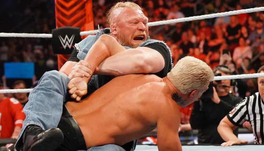 Brock Lesnar Brutalises Cody Rhodes On RAW And He's Now Heading Into NIGHT OF CHAMPIONS With A Broken Arm!