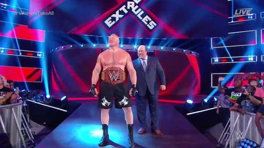 Brock Lesnar Cashes In His MITB Briefcase To Become New Universal Champion At EXTREME RULES