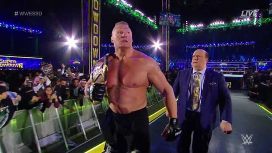 Brock Lesnar Defeats Ricochet At SUPER SHOWDOWN In Just Over A Minute