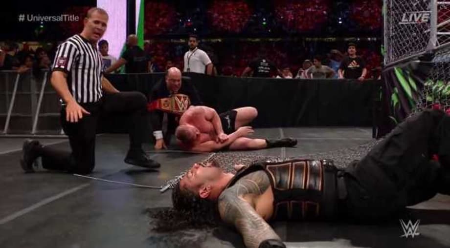 Brock Lesnar Retains The Universal Title At The GREATEST ROYAL RUMBLE Under Questionable Circumstances